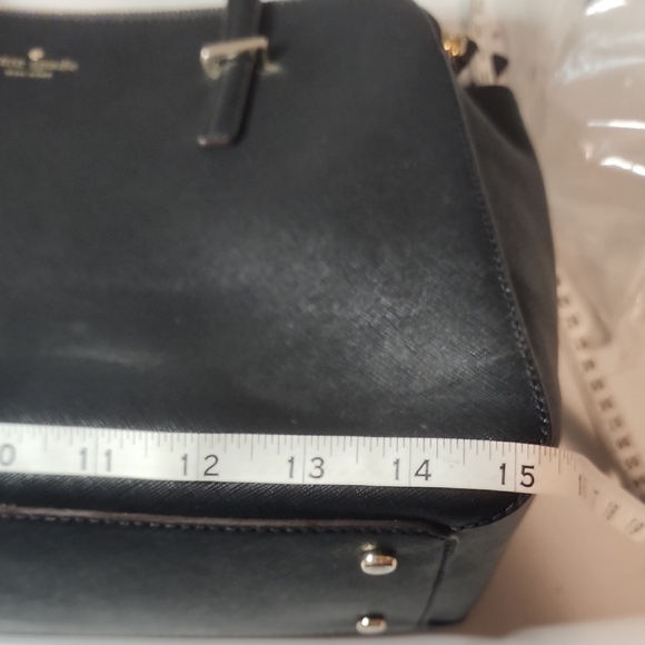 Kate Spade Large Cedar Street Elegant Black Satchel - Picture 8 of 11